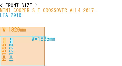 #MINI COOPER S E CROSSOVER ALL4 2017- + LFA 2010-